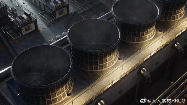 《重工业工厂炼油厂反应堆炼钢厂建筑环境场景3d模型》!